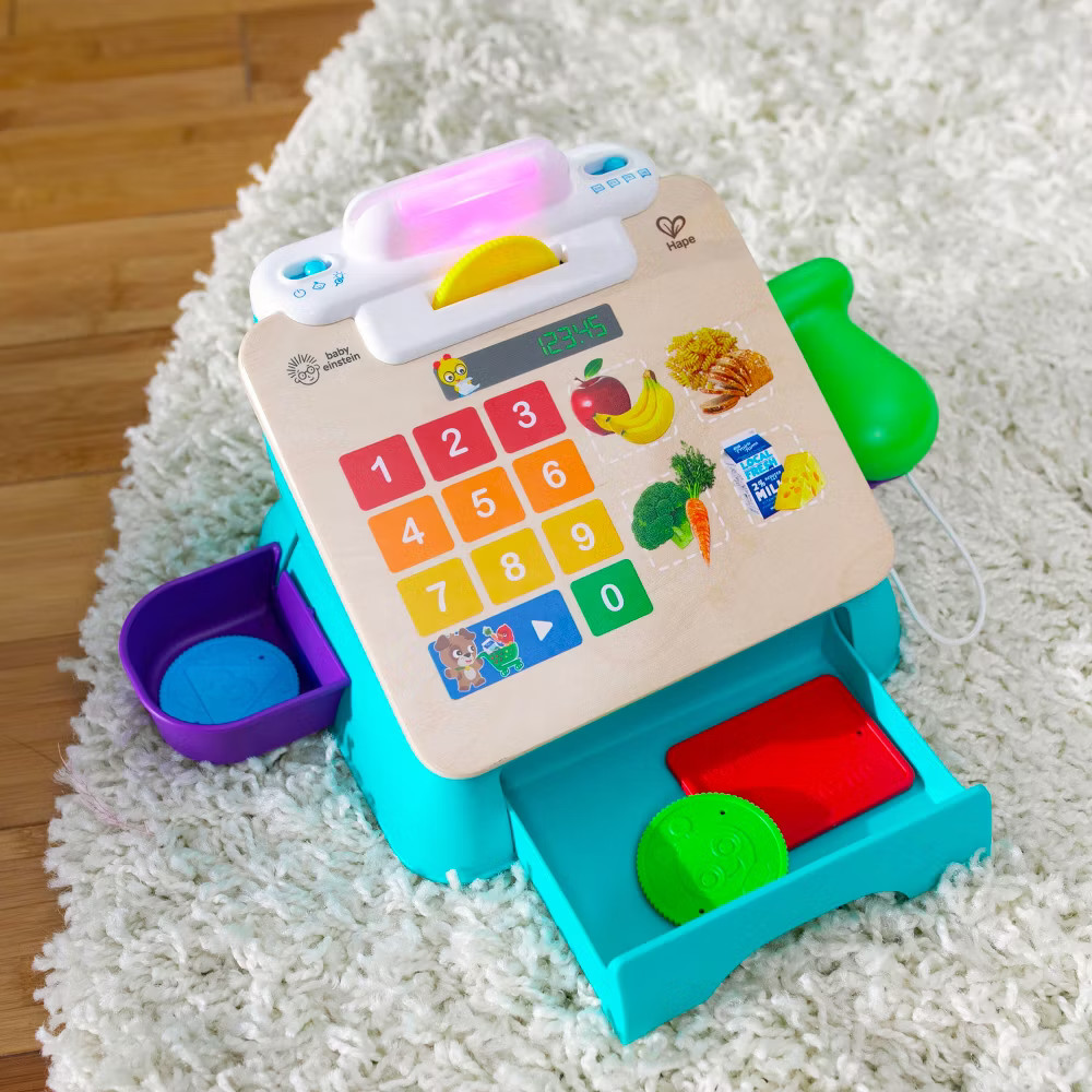 как выглядит Baby Einstein Magic Touch Cash Register Pretend to Check Out Baby Learning фото