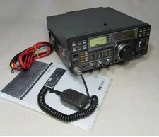 ICOM IC-371D 70CM ALL-MODE TRANSCEIVER W/ IC-HM12 MIC POWER CORD GREAT CONDITION