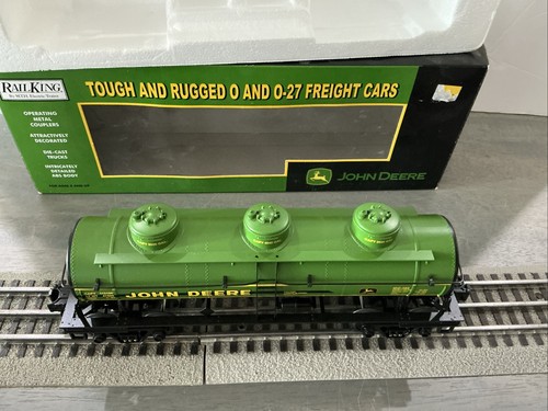 MTH RAIL KING 30-7371 JOHN DEERE 3 CÚPULAS VAGÓN CISTERNA NUEVO EN CAJA | Zustand: New