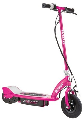 NEW Razor E100 Electric Pink Scooter for Kids Age 8+ 100W 24V 10 Mph 40 min