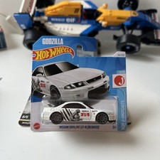Hot Wheels Nissan Skyline GTR (BCNR33) Godzilla - White 2024 Mainline
