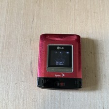 LG Lotus Red Sprint Model: BEJLX600 Very Rare Turns On w/Charg Read Info Blw 