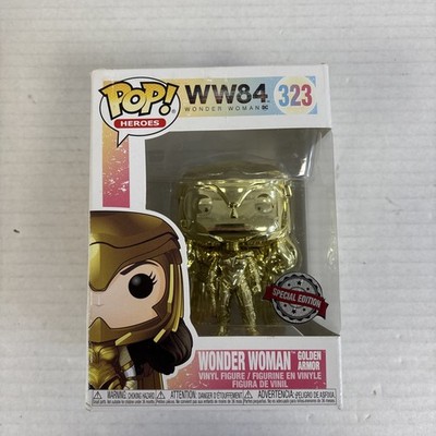 Wonder Woman Golden Armour WW84 POP Figur 323 - Vinyl Figur Originalverpackt
