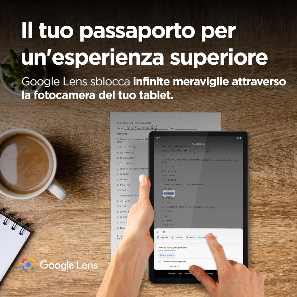 Lenovo Tab M11 Tablet 11" WUXGA 1920x1200 RAM 4GB+128GB CPU Octa-Core Android 13 - Immagine 4 di 4
