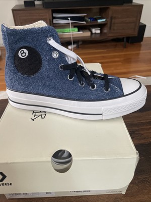Size 4.5 - Converse Stussy x Chuck 70 High 8 Ball