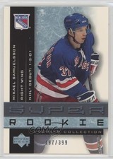 2001 Upper Deck Premier Collection Super Rookie /399 Mikael Samuelsson #73 1o3