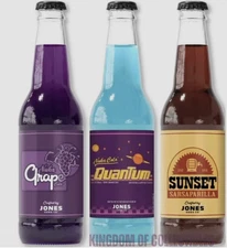 Fallout X Jones Soda YOU CHOOSE Nuka Quantum Nuka Grape Sunset Sarsaparilla
