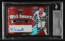 2024 Leaf Metal Pre-Production Proof Red Pulsar 1/1 Dominic Lovett Auto 8d2