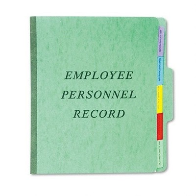 Esselte SER1GR Green Top Tab Classification Folder 5 Dividers