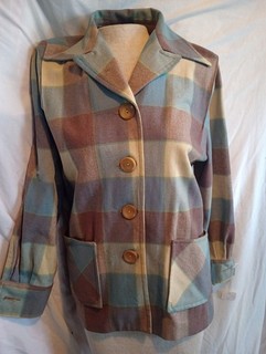 1940's Wool Ladies Jacket Size M