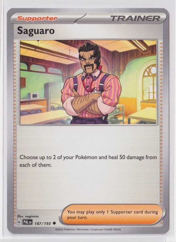 Pokemon Paldea Evolved 187/193 Saguaro