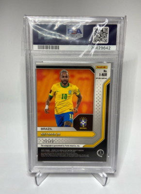 2022 Prizm World Cup Neymar Jr. International Ink Auto SILVER SP