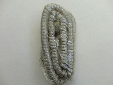 25 Foot Modular Coiled Handset Cord, Clear/Silver