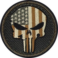Tactical Morale Patches AufnäHer Us Army Punisher Patch Totenkopf 75X75Mm