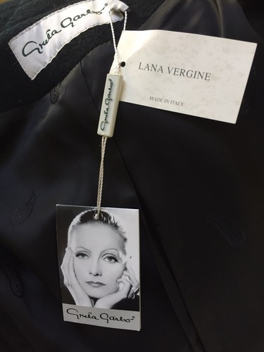 Nuevo con etiquetas Abrigo Garbo Mujer Hecho en Italia Talla 10 - Imagen 9 de 9