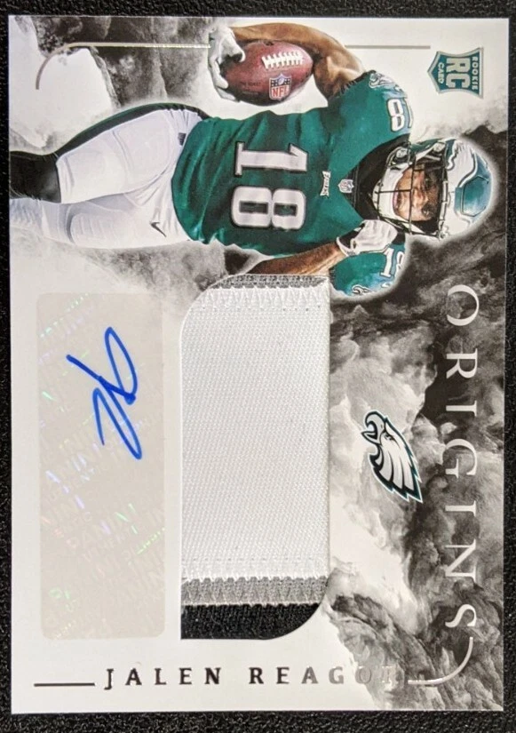 Jalen Reagor Panini Origins #116 Jumbo Patch Autograph-Red