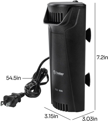 Yaubay 3 In 1 Multi Function Internal Corner Filter For Aquarium Fish Tank Bio-F - Picture 9 of 15