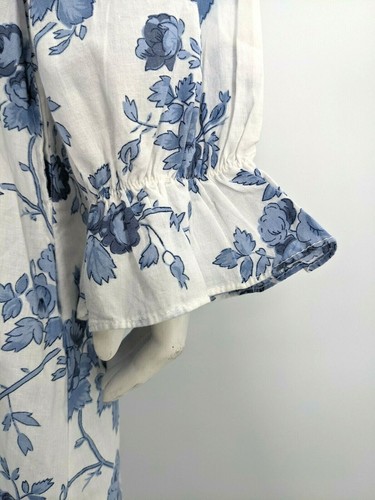 La Cera Long Nightgown PJ's Pajamas Womens Small Floral Romantic Cottage New - Picture 6 of 10