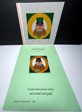 Juell Designs 309 Needlepoint Canvas and Detailed Stitch Guide