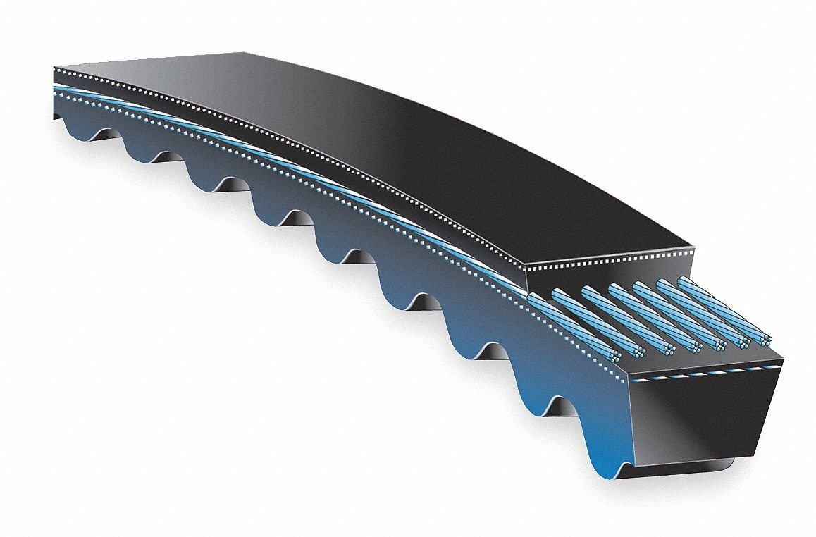 Gates XPZ1512 Metric-Power V-Belt, XPZ Section, 10mm Width, 8mm Height, 1512mm