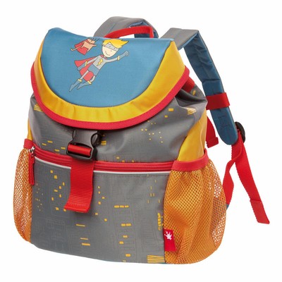 sigikid Rucksack Groß Pille Power Kindergartenrucksack Tasche Jungen Grau 9 L