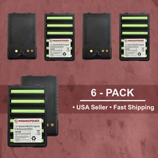 6x Vertex Yaesu Radio FNB-83 FNB-V57 FNB-V94 Battery Replacements VX-414 FT-60E
