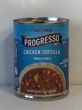 4 CANS Progresso Traditional Chicken Tortilla Soup 19 oz FREE SHIPPING 