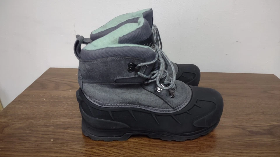 Itasca Granite Peak Thinsulate Snow Hiking Boots Gray/Black Women's Size 8 Foto 3 de 4
