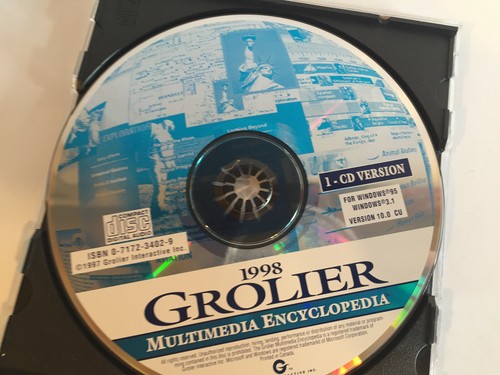 Enciclopedia multimedia Grolier 1998 para Windows calidad fractal genuina - Imagen 11 de 12