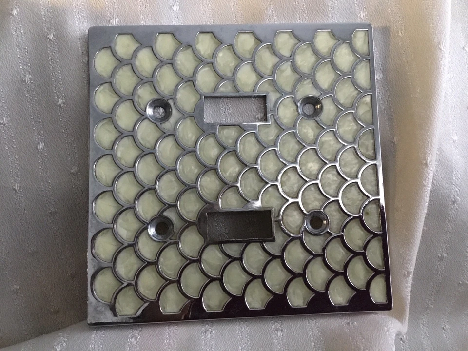 Switchplate Cover (double) Metal “OCEANA” Foto 3 de 4