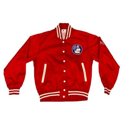 VTG Y2K DESCENTE JAPANESE BASEBALL SILKY VARSITY JACKET SHOIN OSAKA S 38  UK