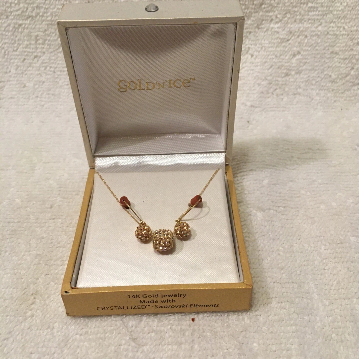 Gold n deals ice necklace