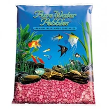 Pure Water Pebbles Aquarium Gravel - Red Frost (5 lbs (8.7-9.5 mm Grain))