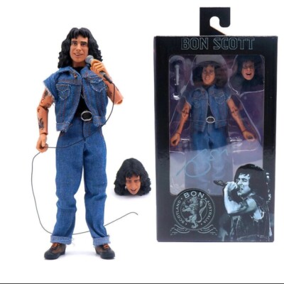 NECA Bon Scott AC/DC 8'' Action Figure  Scale New Rock Highway To Hell