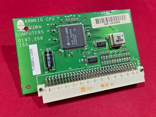 Acorn Risc PC 30MHz ARM610 Processor Card CPU with Warranty ARM 610 - Picture 1 of 6