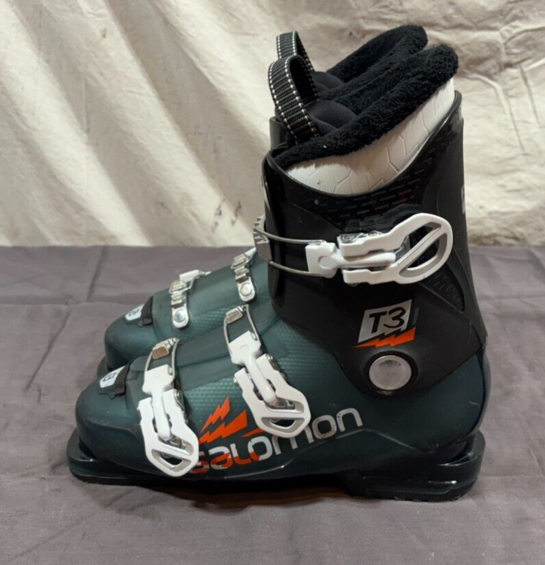 Scarponi da sci alpino Salomon T3 giovani Mondopoint 25 US uomo 7 donna 8 OTTIMI