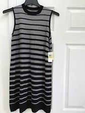 NWT  ECI Women's Sleeveless Sweater Dress - New Size M