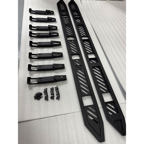 2Pcs Fits for Tesla Cybertruck 2024 2025 Running Board Side Step Pedal Nerf Bar - Picture 3 of 9