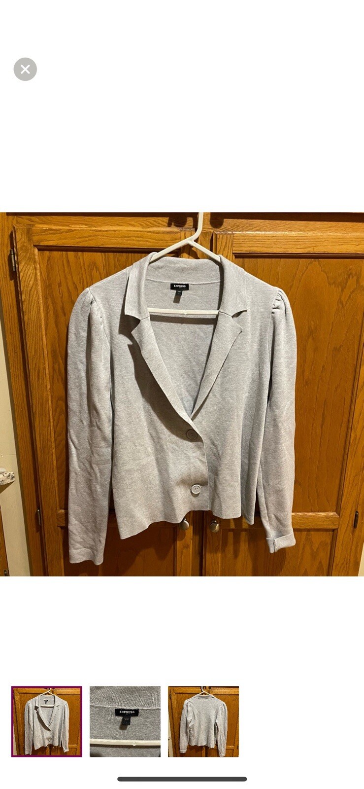 Express two Button Blazer/sweater - image 1