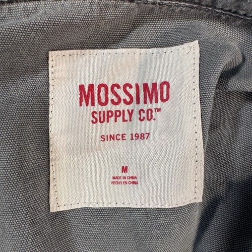 Mossimo Supply Co Button Up Utility Jacket With Patches Womens Gray Sz Medium - Picture 7 of 12