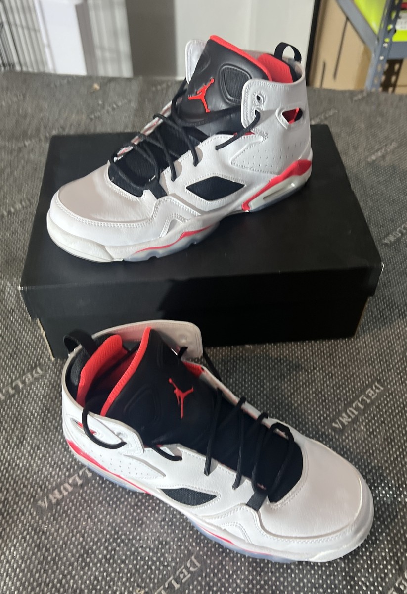 Jordan Flight Club '91 White Infrared Shoes Size 7Y New In Box