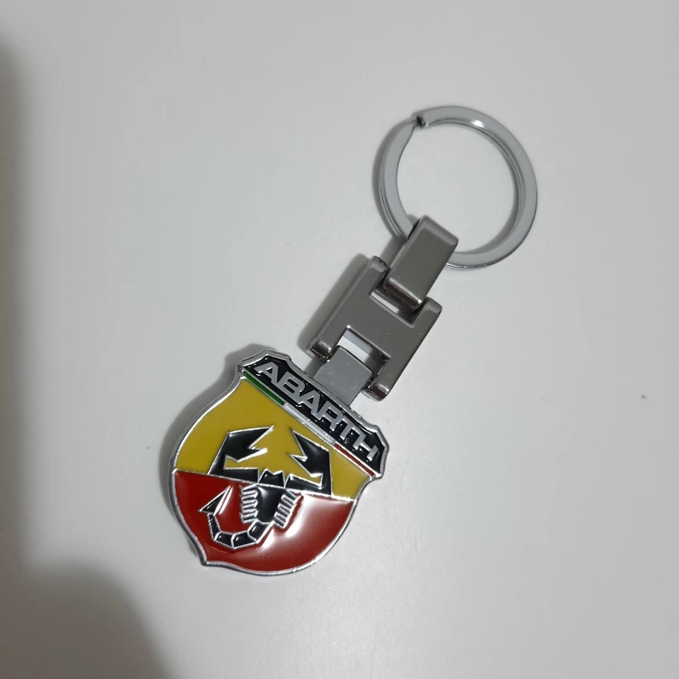 Portachiavi Fiat Abarth - Metallo Regalo Passione Auto Estetica