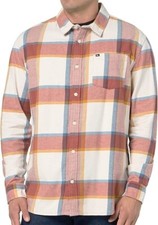 QUIKSILVER BROOKS Men's Flannel Shirt - WDW9 - Large - NWT