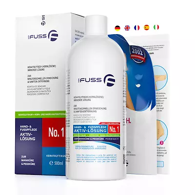 Mr. Fuss Lösung No. 1 -stark erweichend- Pediküre 500ml Hornhautentferner