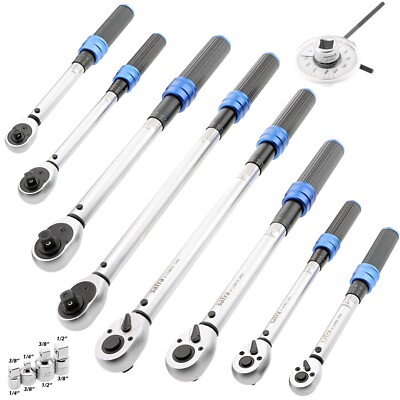 Drehmomentschlüssel 1/4'' 3/8'' 1/2'' Profi Drehmoment Knarre Ratsche 5 - 220 NM