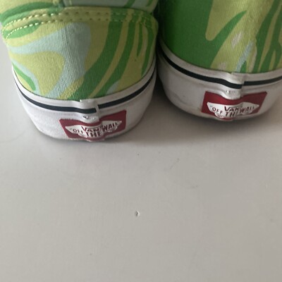 Vans Old Skool Bright Vibrations Green Shoes W Size 8.5 M 7 Trippy Vans Old Skool Bright Vibrations Green Shoes W Size 8.5 M 7  main image 4