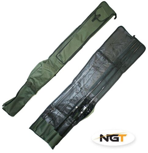 NGT Rod Holdall Bag Carp Coarse Fishing Tackle 2 + 2 ECO for 12ft Rods and Reels - Picture 1 of 3