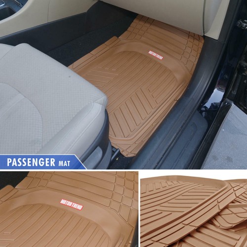 Car Rubber Floor Mats for All Weather Protection Semi Custom Fit 3 Pieces Set - Bild 27 von 47