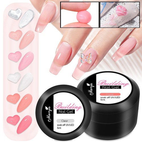 5 ML Solid Nail Glue For Nails Extension Nail Shaping Clear White Pink Nail Art - Picture 5 of 24