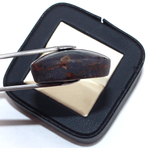 113 Cts Natural Star Ruby Top Quality 30.4mmx25.8mm Huge Oval Cabochon Gemstone - Picture 11 of 18